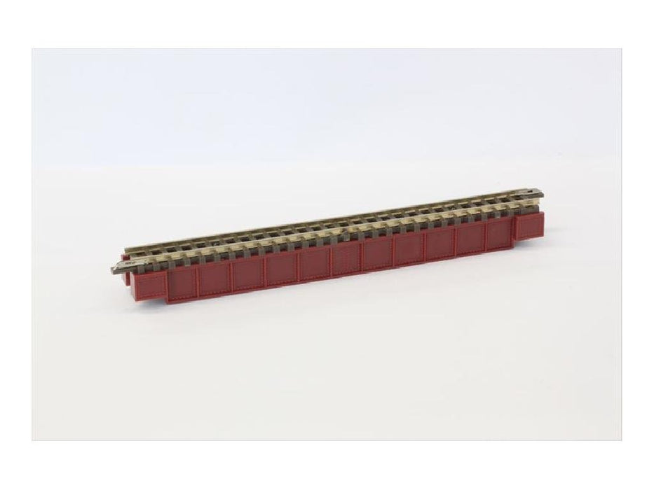 Rokuhan Z Gauge R070 Deck Girder Iron Bridge in Azuki Color