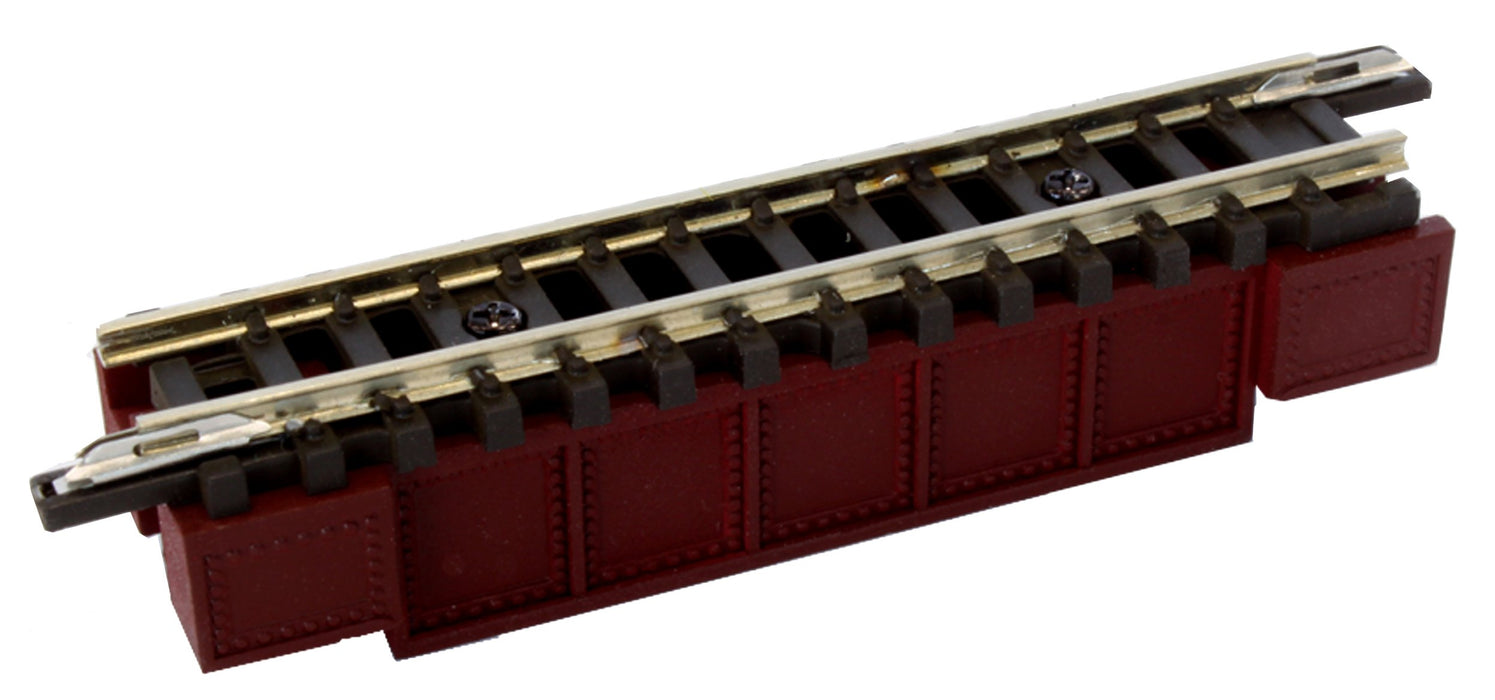 Rokuhan Z Gauge R085 Short Deck Girder Bridge Maroon