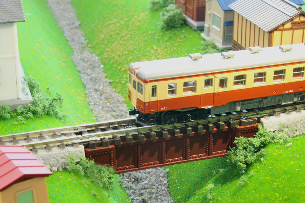 Rokuhan Z Gauge R085 Short Deck Girder Bridge Maroon