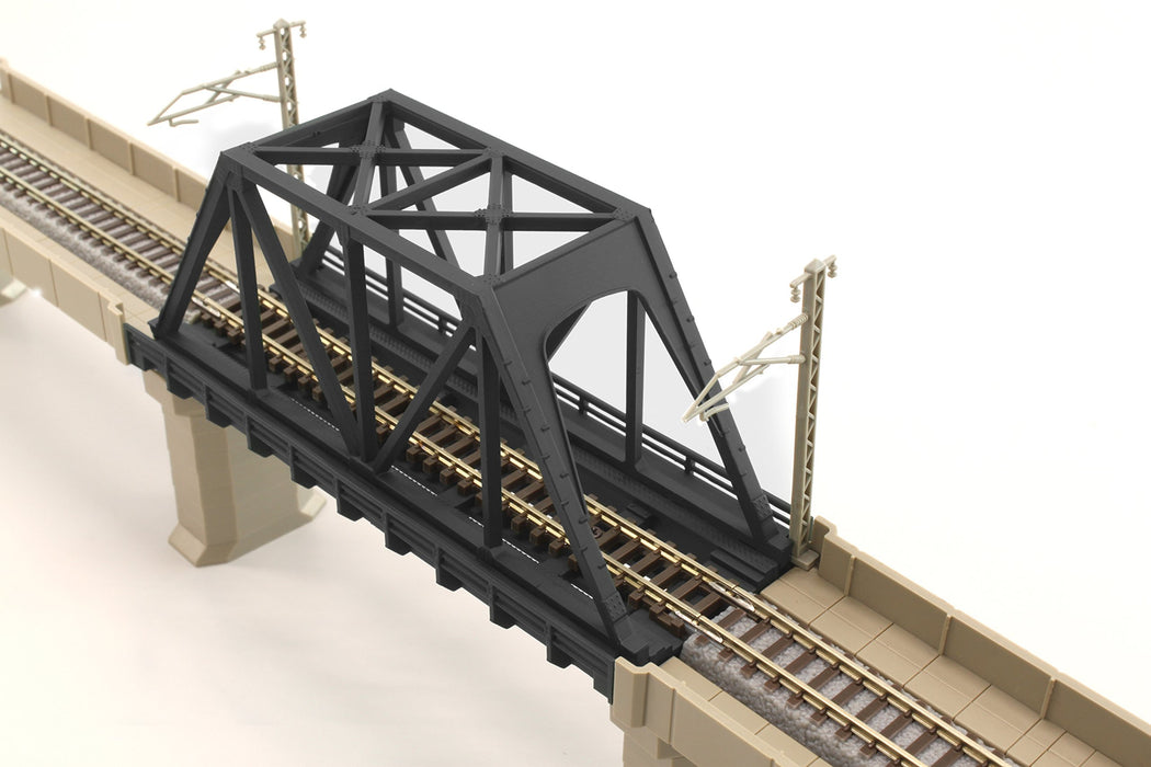 Rokuhan 黑色單軌短桁架橋（適用於 Z 軌）