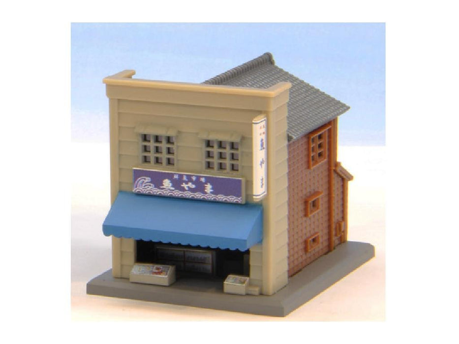 Rokuhan Z Gauge S040-2 Brown Shop B Model - Compact Train Accessory by Rokuhan