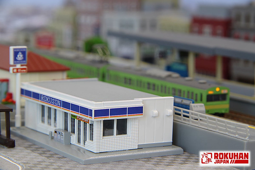 Rokuhan Z Gauge 便利商店模型白色版