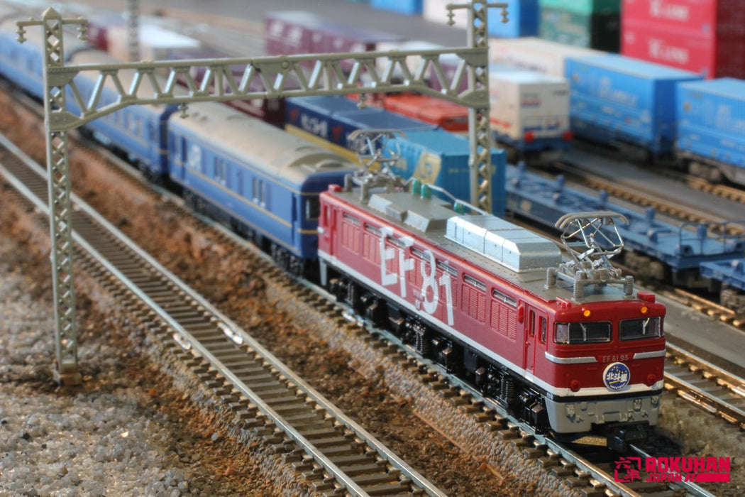 Rokuhan Z Gauge T015-3 EF81 彩虹漆設計電力機車