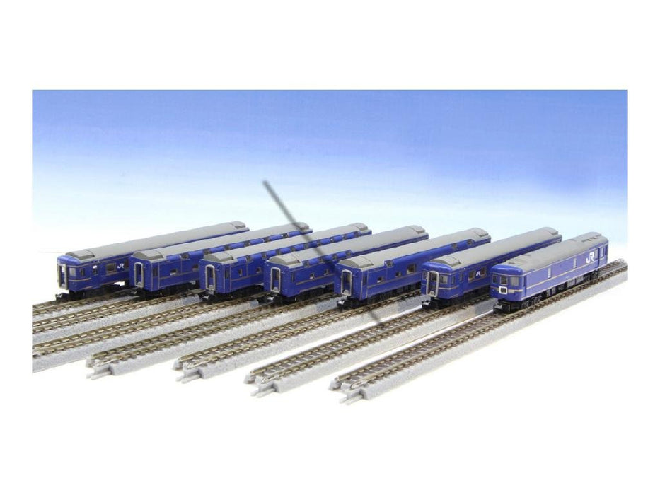 Rokuhan Z Gauge T016-1 Basic Set: 24 Series Jr Hokkaido 7-Car Formation