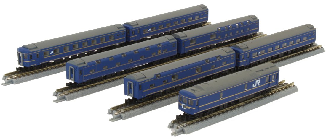 Rokuhan Z Gauge T017-1 24 系列 - JR 东日本北斗星北海道 7 辆基本套装