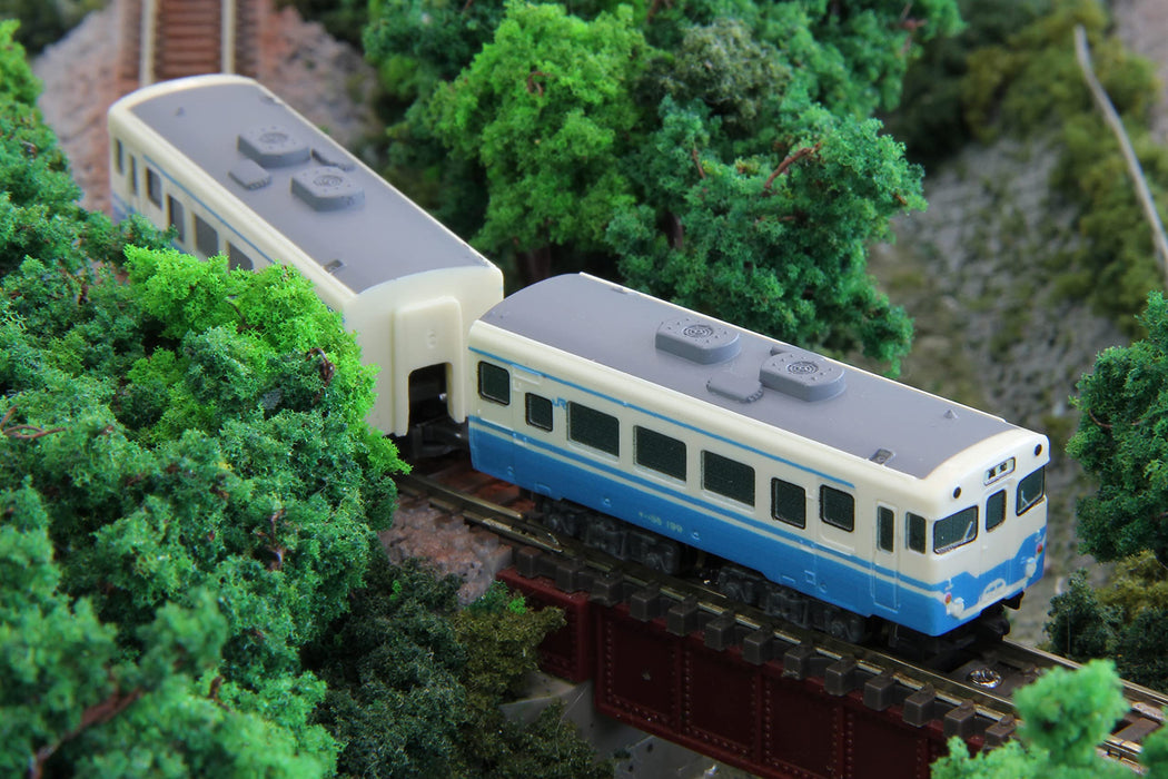 Rokuhan Z Gauge Shorty Kiha58 - Shikoku Color Diesel Railway Model Car