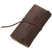 Pilot Dark Brown Roll Type Zippered Pencil Case PSRF5-01-DBN-Kiichin - The #1 Place for Japanese Goods in Your Hand!