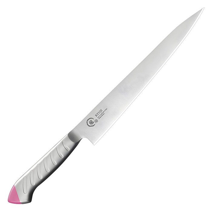 Ryuji 24cm Pink Molybdenum Steel Sujihiki Knife-Kiichin - The #1 Place for Japanese Goods in Your Hand!