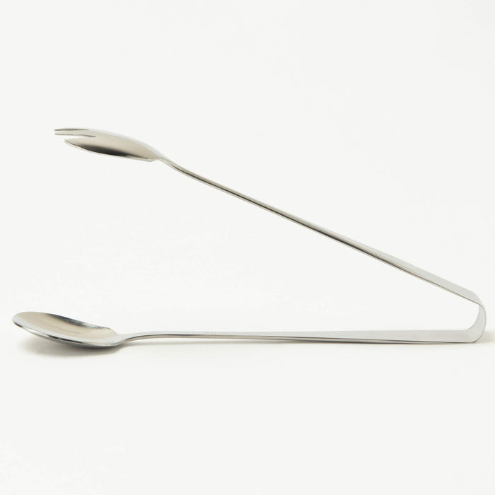 Sunnap Salad Service Tongs Sa18-0 Large Silver Bsc25001-Kiichin - The #1 Place for Japanese Goods in Your Hand!