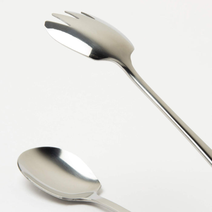 Sunnap Salad Service Tongs Sa18-0 Large Silver Bsc25001-Kiichin - The #1 Place for Japanese Goods in Your Hand!