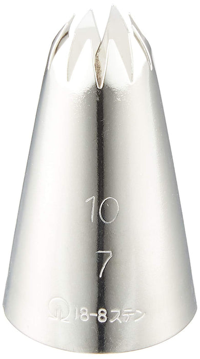 Sunnap Sa18-8 Gold Flower 10 Cut No. 7 Wkt31107 Mouthpiece-Kiichin - The #1 Place for Japanese Goods in Your Hand!