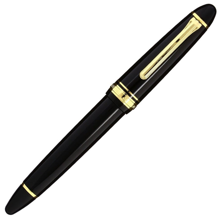 Sailor 1911 Large Black Fountain Pen 21K Gold Trim Medium Point - Sailor Fountain Pen