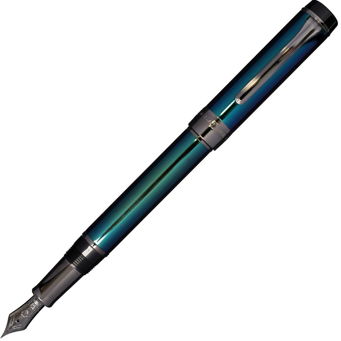 Sailor Cylint Lagoon Fountain Pen Medium Nib Stainless Steel