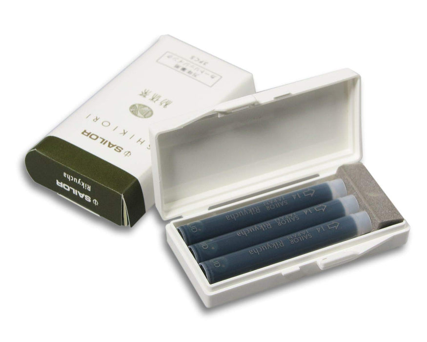 Sailor Fountain Pen Shikiori Rikyu Tea Ink Cartridge (3 Pieces)