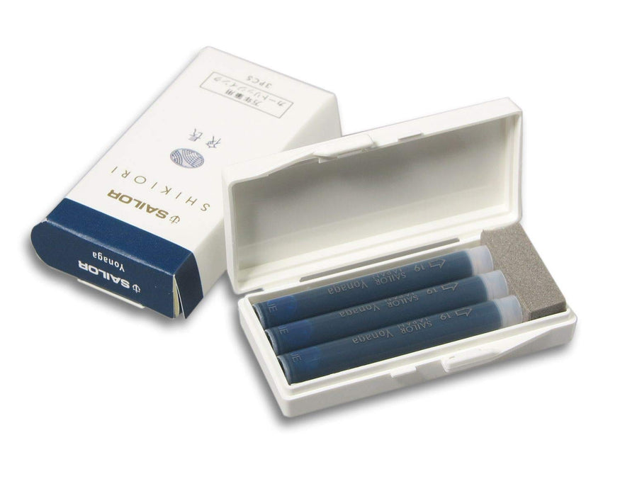 Sailor Fountain Pen Shikiori Ink Cartridge - 3 Pieces Yonaga Edition