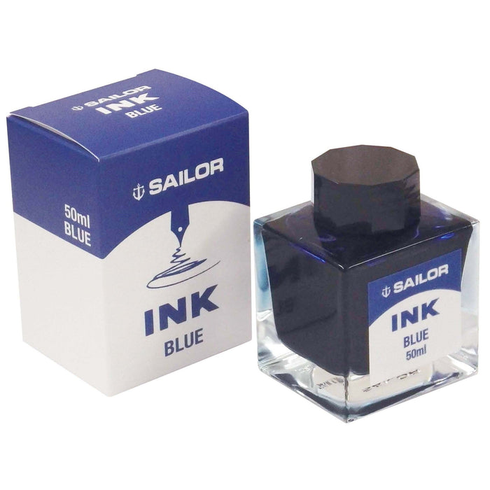 Sailor 钢笔配 50ml 染料蓝瓶墨水型号 13-1007-240