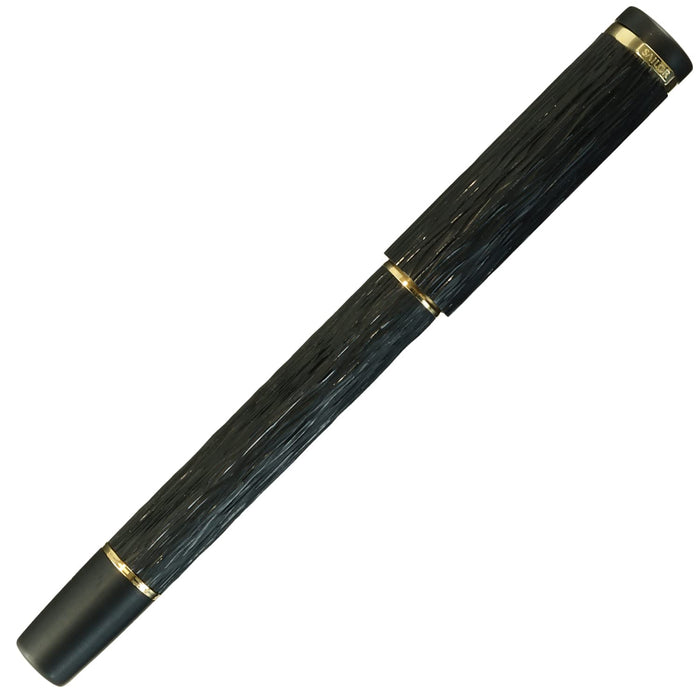 Sailor Bold Ebonite Engraved Night Wind Fountain Pen 10-8085-620