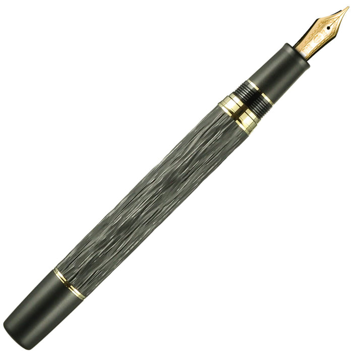 Sailor Bold Ebonite Engraved Night Wind Fountain Pen 10-8085-620