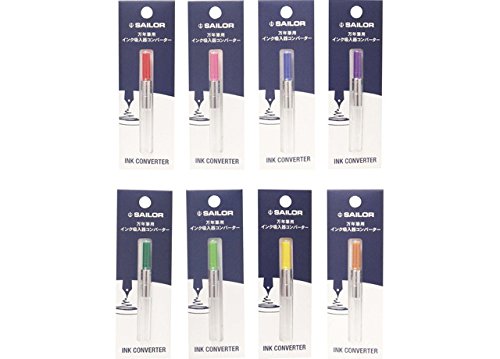 Sailor Fountain Pen with Natural Ink Inhaler Converter 14-0506-200 Series