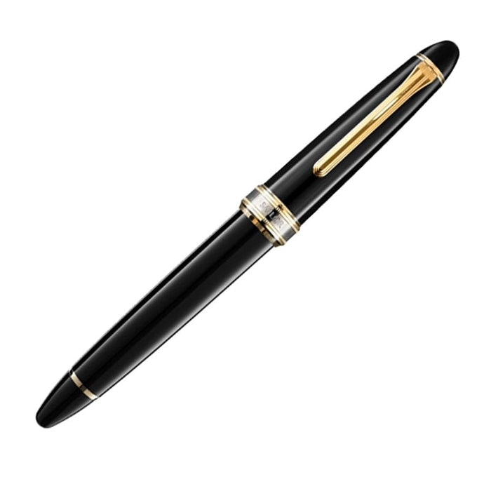 Sailor Fountain Pen Emperor Black with Long Sword Design Large 21K Medium Fine