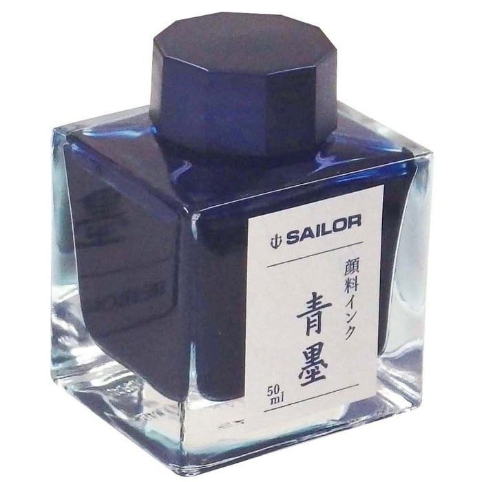 Sailor 鋼筆藍色 Sumi 顏料墨水瓶 50 毫升 - 型號 13-2002-242