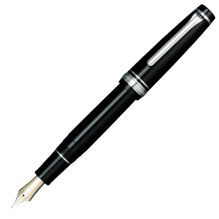 Sailor Professional Gear Silver Fountain Pen Extra Fine 11-2037-120 Black