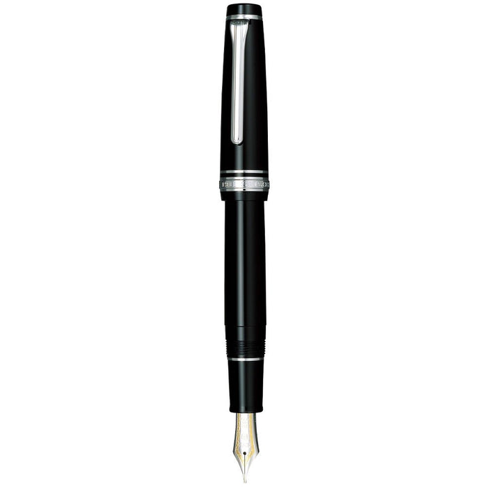 Sailor Professional Gear Silver Fountain Pen Extra Fine 11-2037-120 Black