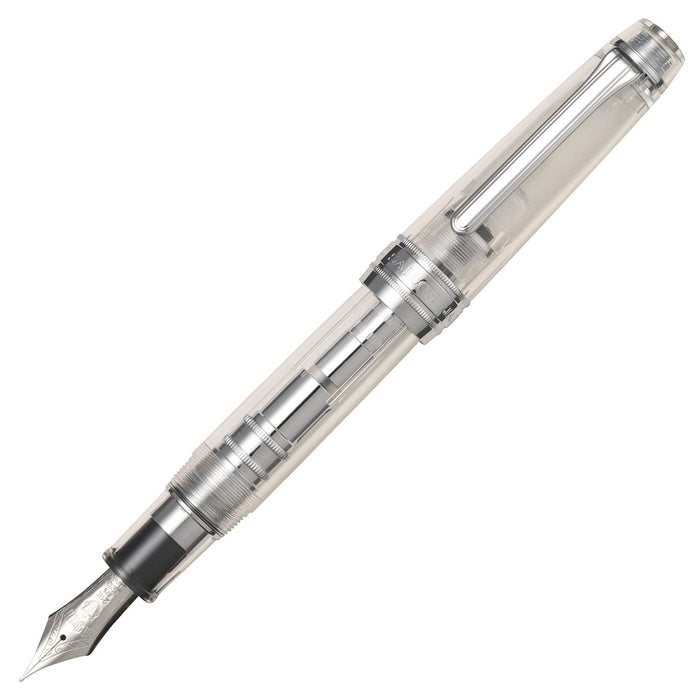 Sailor Professional Gear Silver Kop Demonstrator Bold Fountain Pen 10-9619-600