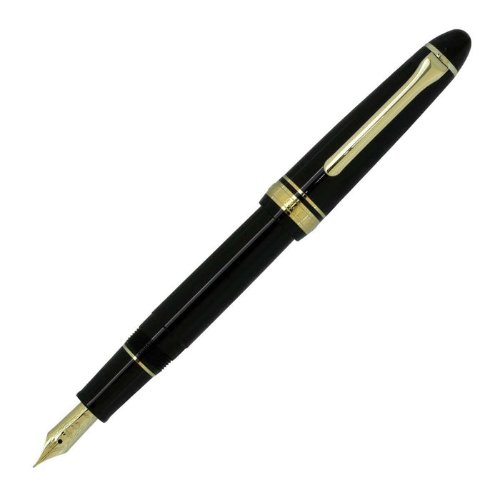 Sailor Fountain Pen Profit Casual Black with Gold Trim Extra Fine 11-0570-120