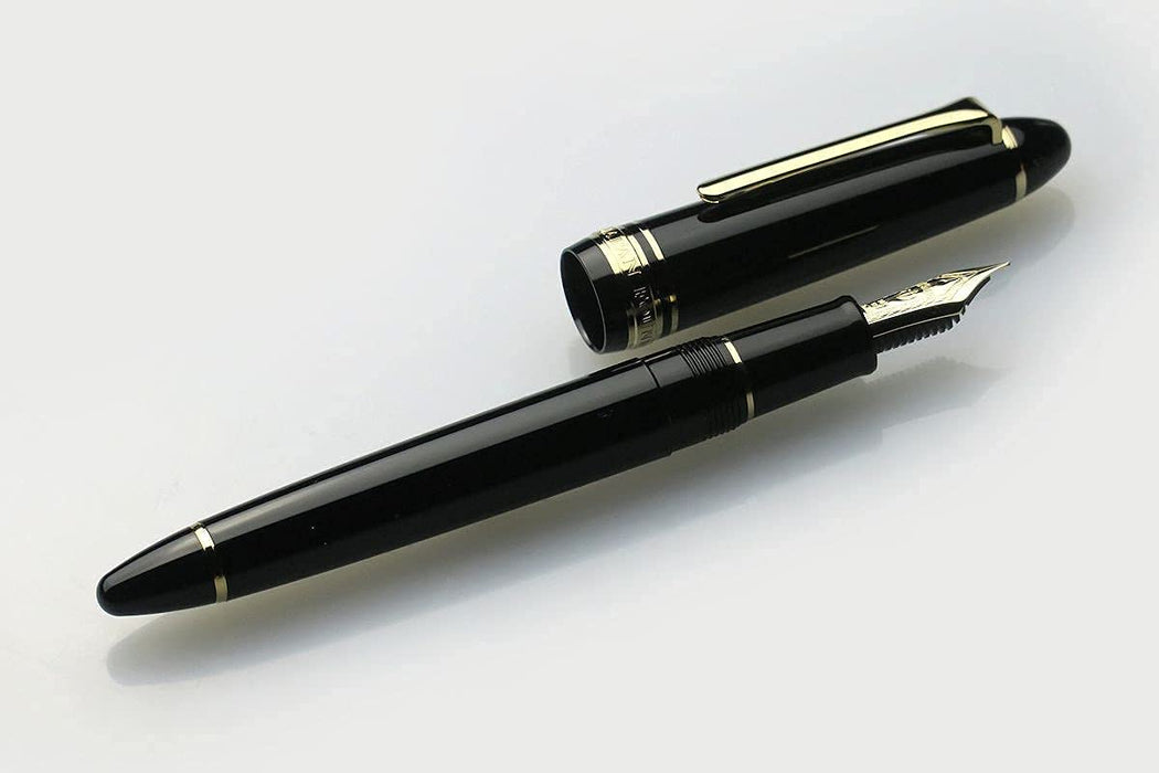 Sailor Fountain Pen Profit - Black Fine Point with Light Gold Trim Model 11-1038-220