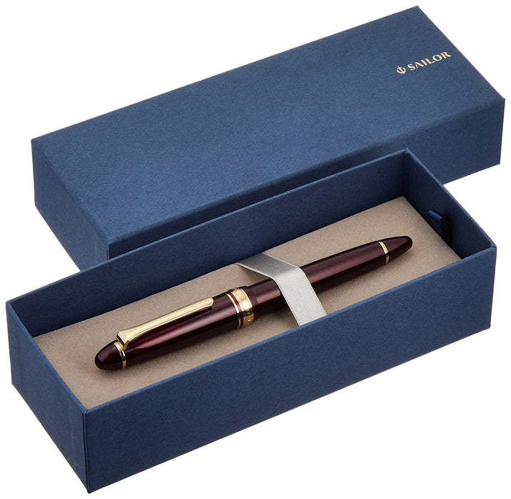 Sailor Fountain Pen Profit - Shining Red with Light Gold Trim Zoom Nib 11-1038-730