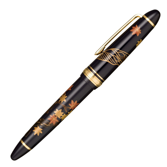 Sailor Fountain Pen Autumn Leaves Makie Medium Point 10-4052-440 Profit Series