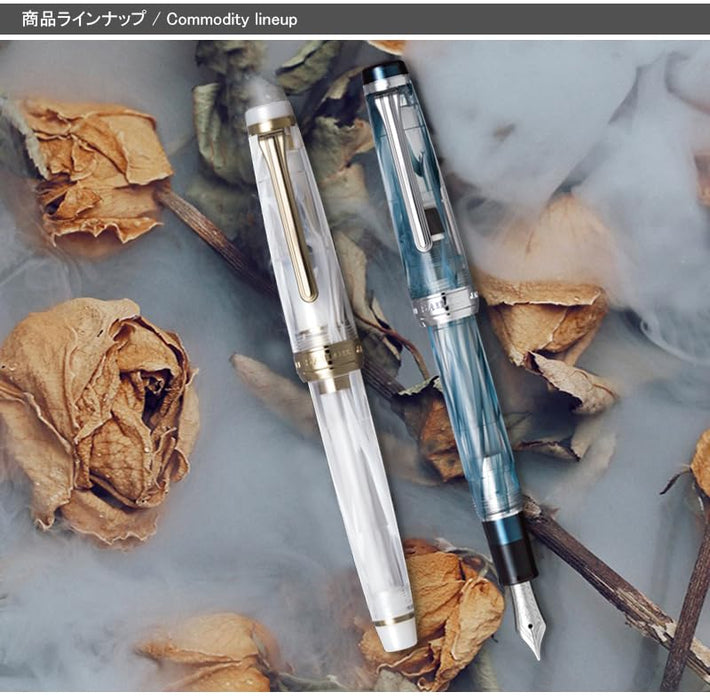 Sailor 钢笔 Veilio 蓝绿色 21K 中号细笔尖型号 11-5046-246