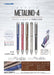 Sailor Fountain Pen Multifunctional 3 Colors with Sharp Metalino 4 Brown 16-0222-280-Kiichin - The #1 Place for Japanese Goods in Your Hand!