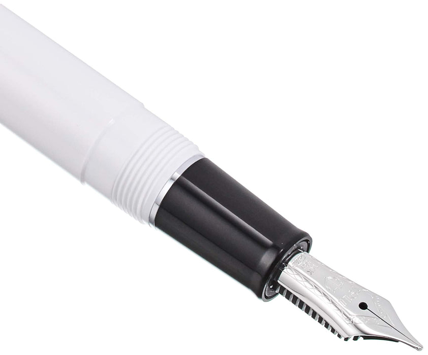 Sailor Professional Gear Slim Fountain Pen Bold Silver White 11-1222-610