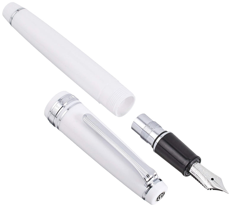 Sailor Professional Gear Slim Silver White Extra Fine Fountain Pen 11-1222-110