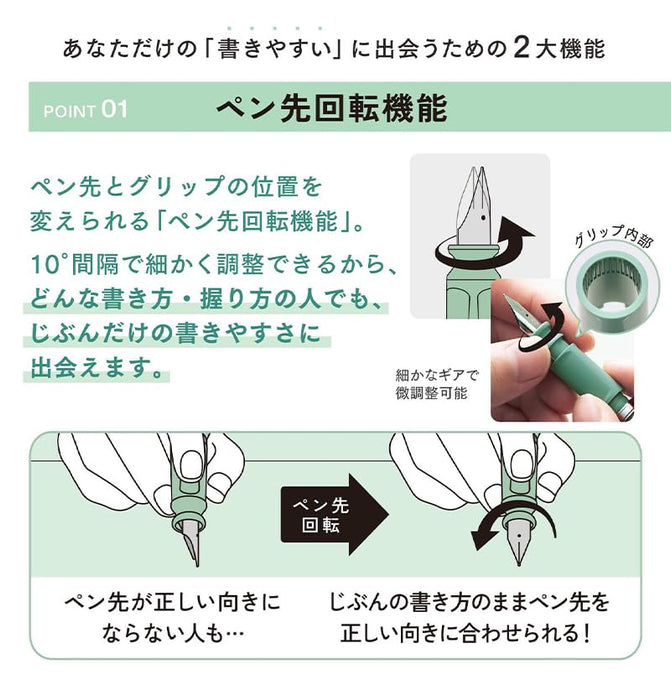 Sailor Fountain Pen Tuzu Adjust Limited Edition Clear Navy Medium Nib