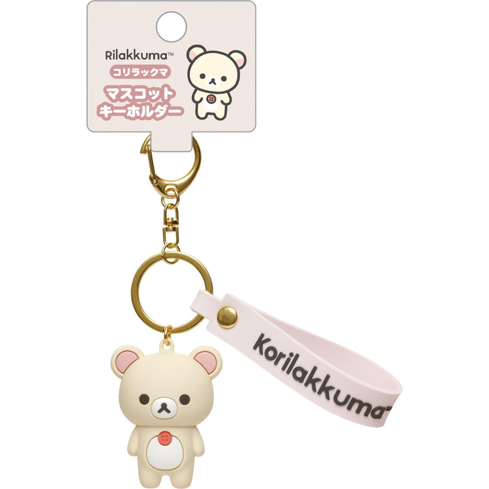 San-X Korilakkuma 鬆弛熊吉祥物鑰匙圈 154x42x30mm 尺寸