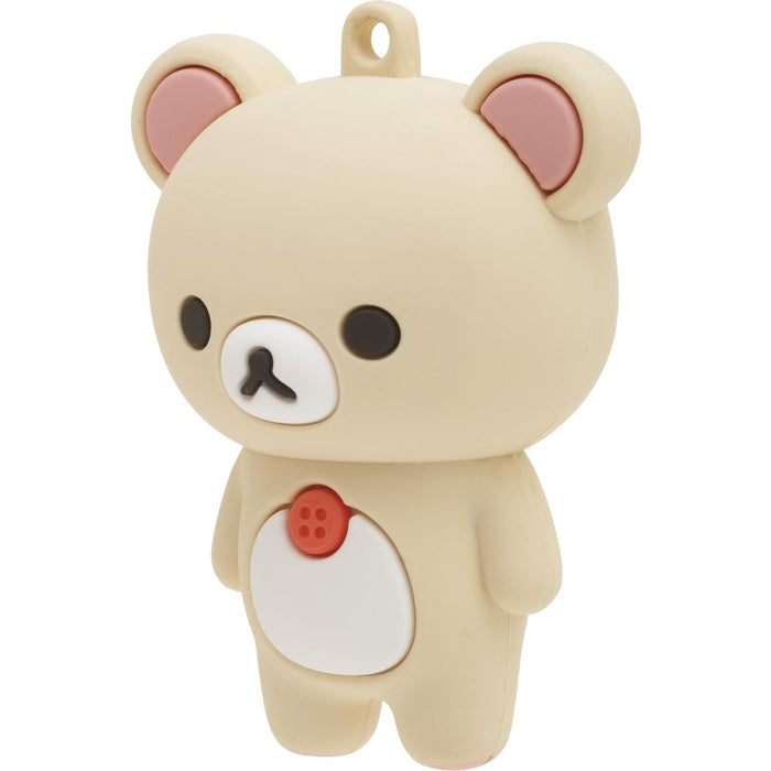 San-X Korilakkuma 鬆弛熊吉祥物鑰匙圈 154x42x30mm 尺寸