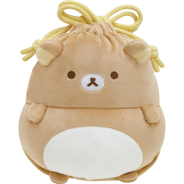 San-X Rilakkuma Pom Poko 抽繩包 Kyomgurumi 系列 Ca44901