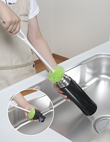 Sanko Bottle Brush Green 38cm for Sparkling Water Bottles Made in Japan-Kiichin - The #1 Place for Japanese Goods in Your Hand!