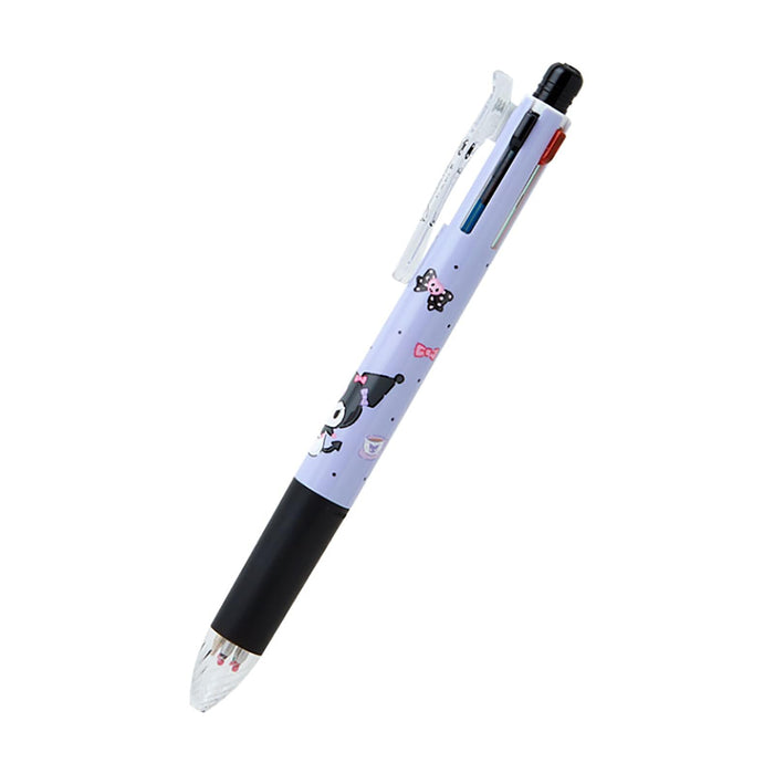 Sanrio Kuromi 4-Color Ballpoint Pen & Mechanical Pencil 0.5mm Ink Set-Kiichin - The #1 Place for Japanese Goods in Your Hand!