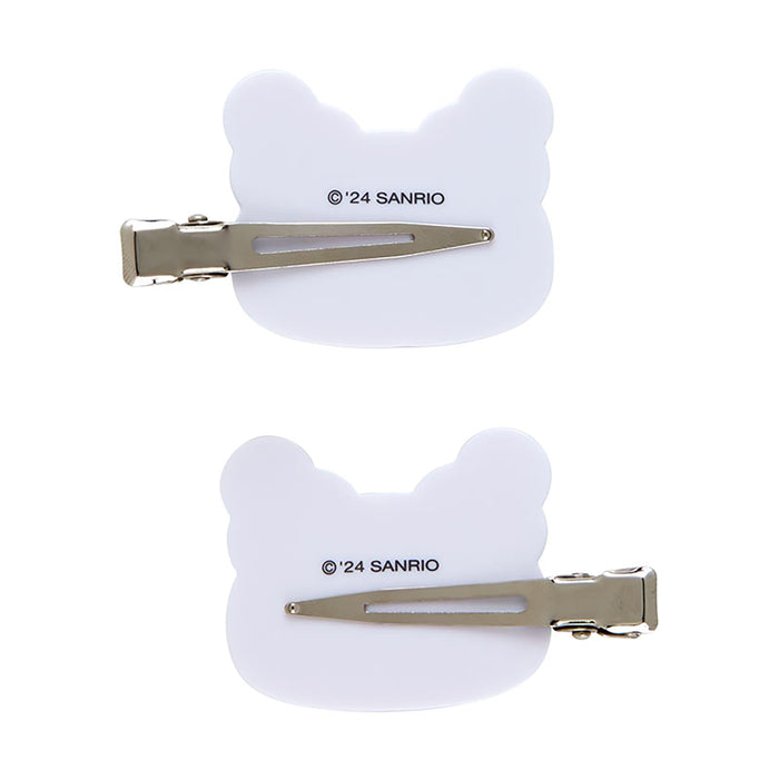 Sanrio Hanamaru Ghost Bangs Clip Set of 2 - Stylish Hair Accessory-Kiichin - The #1 Place for Japanese Goods in Your Hand!