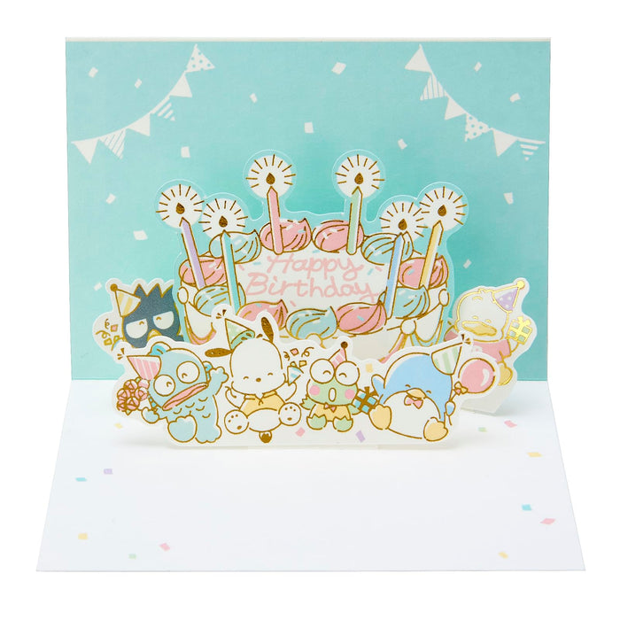 Sanrio Birthday Card Happy Cake Greeting Overseas Shipping Bd219-3-Kiichin - The #1 Place for Japanese Goods in Your Hand!