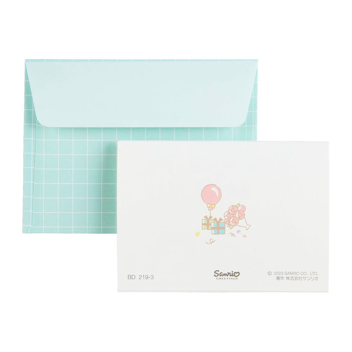 Sanrio Birthday Card Happy Cake Greeting Overseas Shipping Bd219-3-Kiichin - The #1 Place for Japanese Goods in Your Hand!