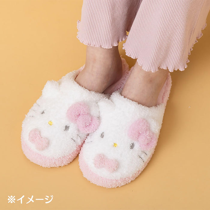 Sanrio Kuromi Face-Shaped Slippers 25cm Cute Comfy Footwear-Kiichin - The #1 Place for Japanese Goods in Your Hand!