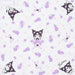 Sanrio Kuromi Cotton Handkerchief 144070 - Soft & Stylish Accessory-Kiichin - The #1 Place for Japanese Goods in Your Hand!