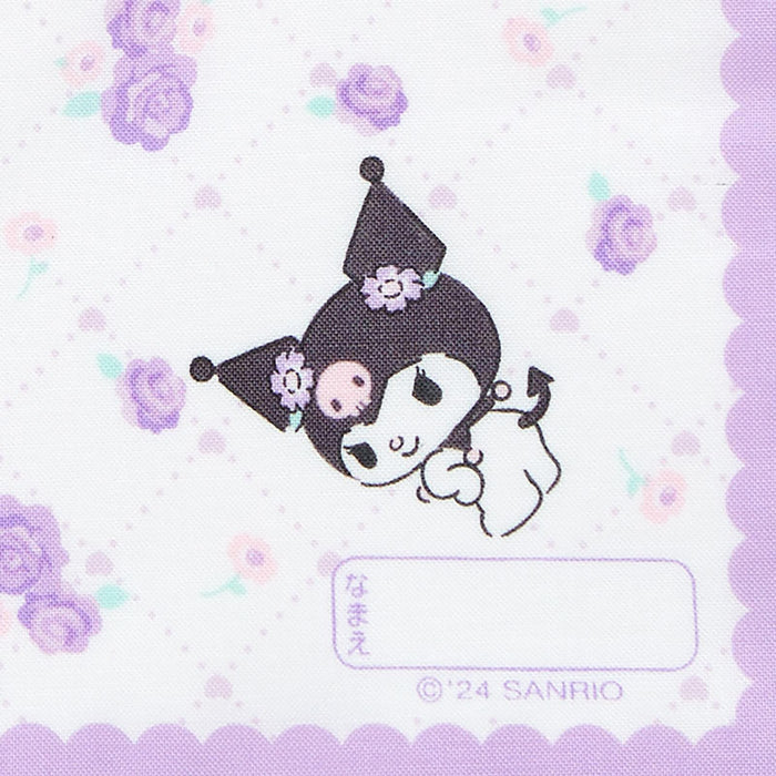 Sanrio Kuromi Cotton Handkerchief 144070 - Soft & Stylish Accessory-Kiichin - The #1 Place for Japanese Goods in Your Hand!