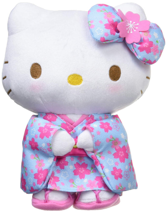 Hello Kitty Sakura Kimono Plush Toy S Size 098467-17 - Nakajima Corp