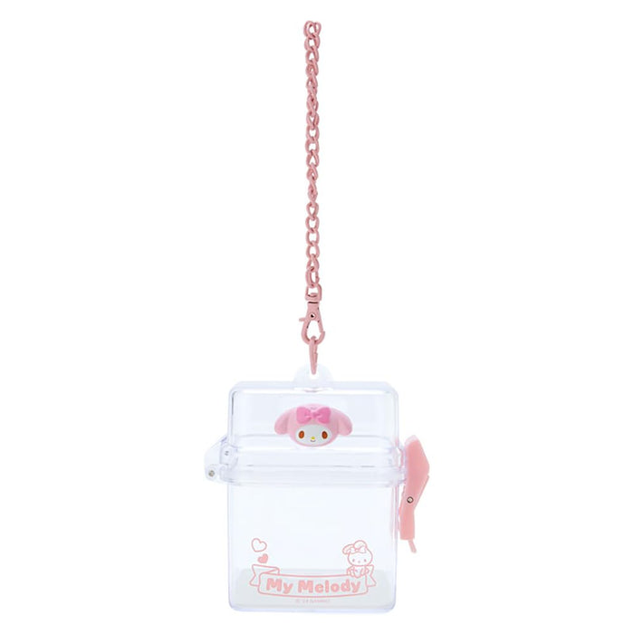 Sanrio My Melody Mini Clear Case 8x8x4cm 604461 - Pitatto Friends Customization Supplies